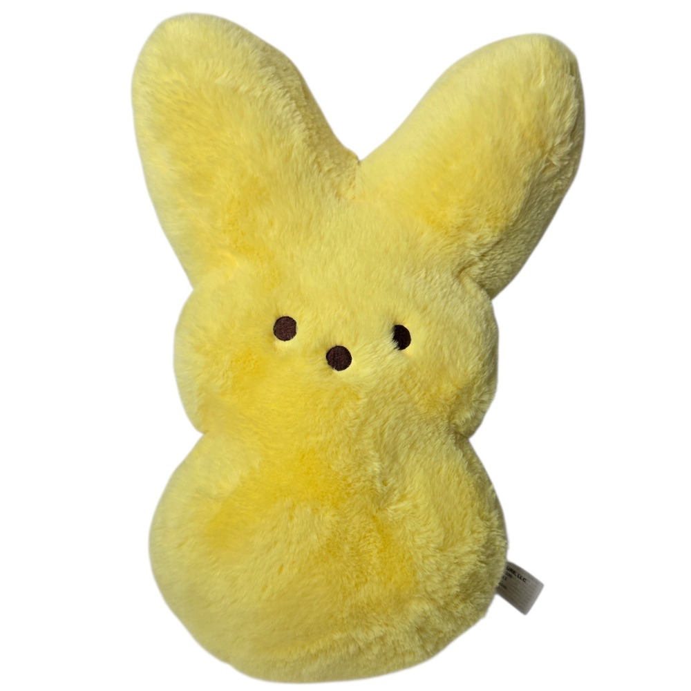 Animal Adventure Peeps Bunny 16" Yellow Easter Plush Large Rabbit Whimsical Cute